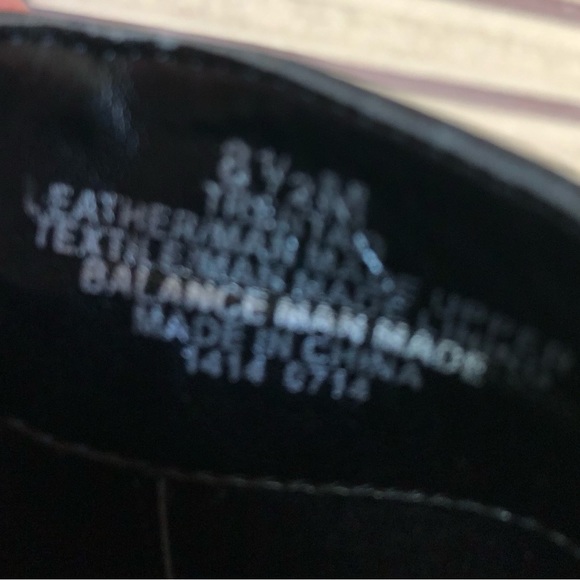 Black Leather Ankle Boots - Size 8.5 - 8 1/2 - Nine West - Black Booties - Picture 5 of 15